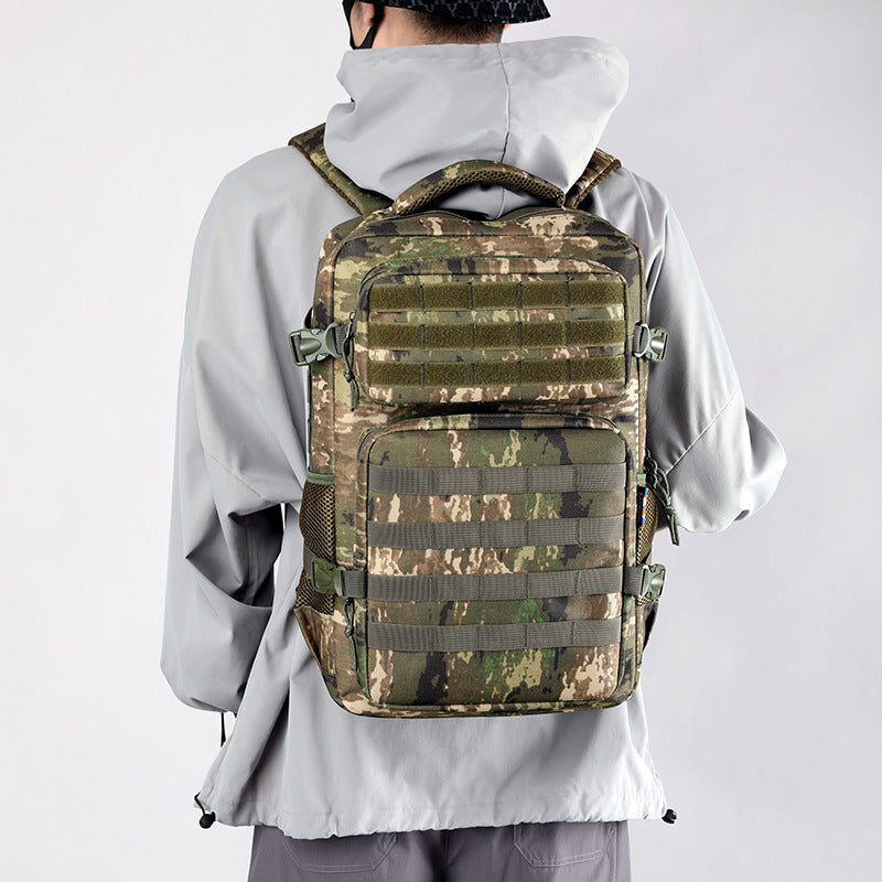 Sac à dos de randonnée multifonctionnel de grande capacité avec motif nature extérieur - Camp de Base Farzen