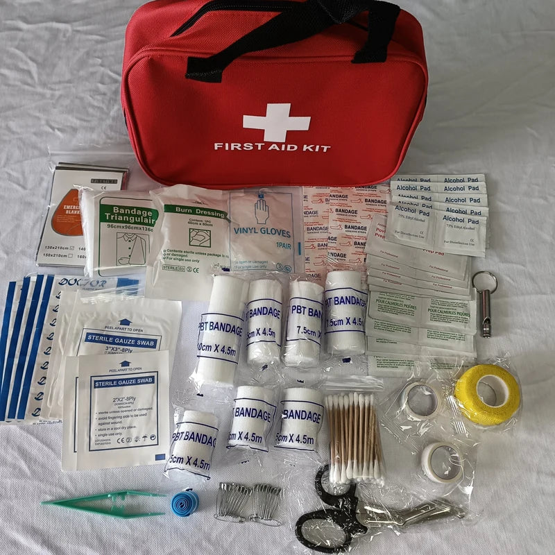 Kit Premiers Secours 184 Pièces - Camping Randonnée Outdoor - Camp de Base Farzen