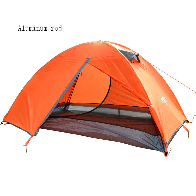 Tente Camping Ultra-Légère 2 Places - Double Couche Fibre de Verre 1,8kg - Camp de Base Farzen