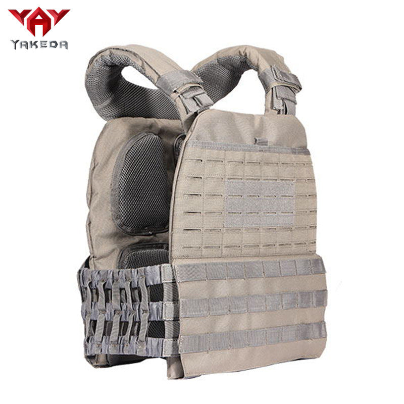 Gilet Survie Tactique Polyester 600D - 1,2kg - Camp de Base Farzen