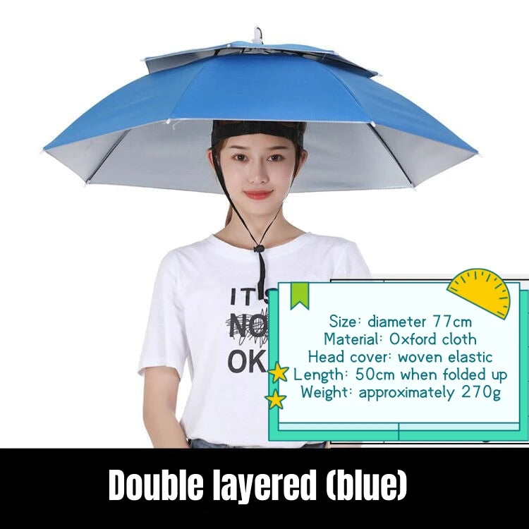Parapluie Portable Anti-UV - Pliable Voyage Camping - Camp de Base Farzen