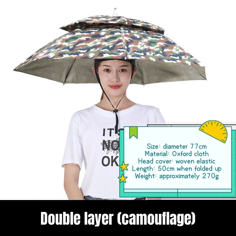 Parapluie Portable Anti-UV - Pliable Voyage Camping - Camp de Base Farzen