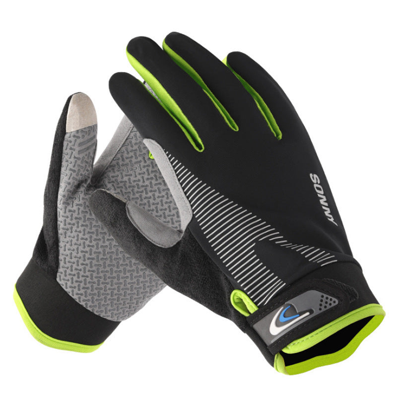 Gants Cyclisme Nylon Protection Solaire - Anti-Chocs - Camp de Base Farzen