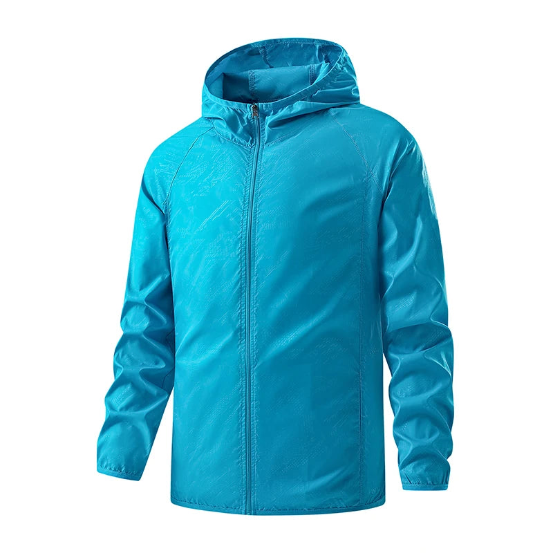 Veste Imperméable Randonnée - Coupe-Vent Anti-UV Mixte - Camp de Base Farzen