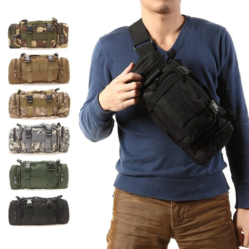 Sac Bandoulière Nylon Outdoor Fermeture Éclair - Camp de Base Farzen