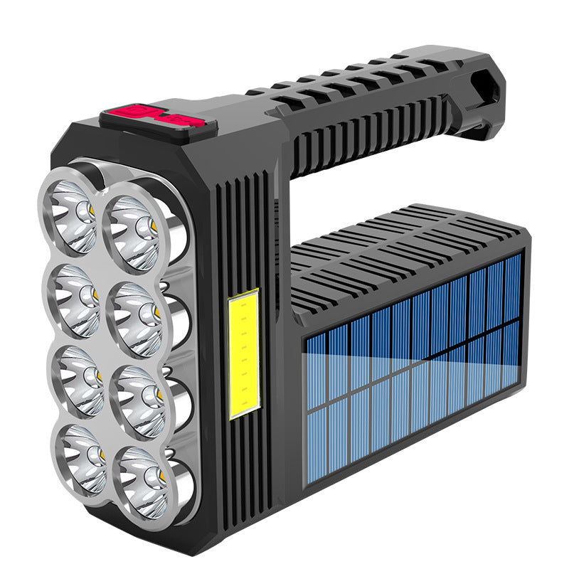 Lampe Torche Solaire & USB LED Puissante | Rechargeable, Power Bank & Urgence - Camp de Base Farzen