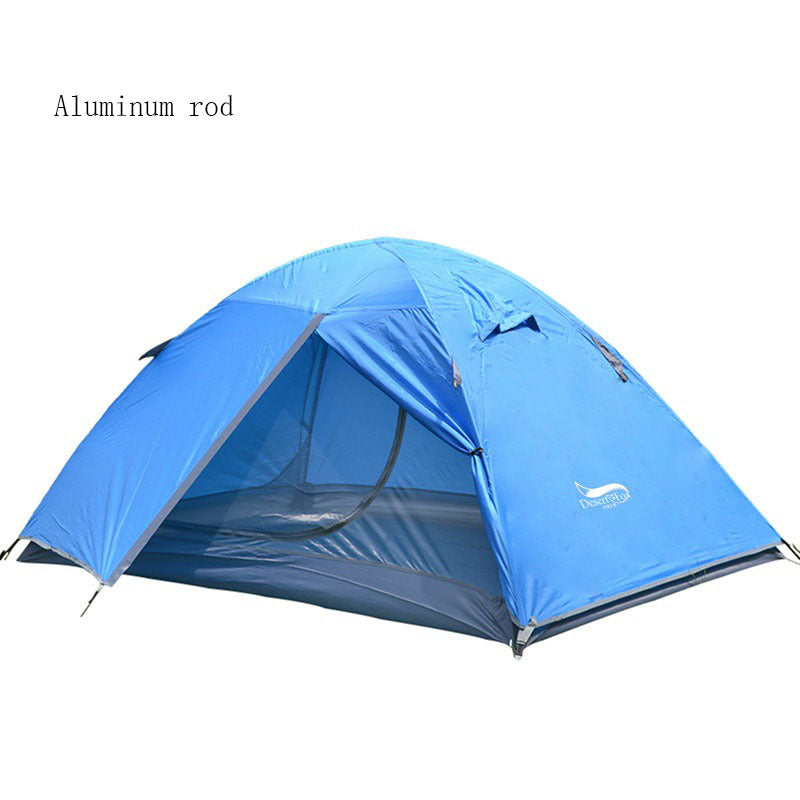 Tente Camping Ultra-Légère 2 Places - Double Couche Fibre de Verre 1,8kg - Camp de Base Farzen