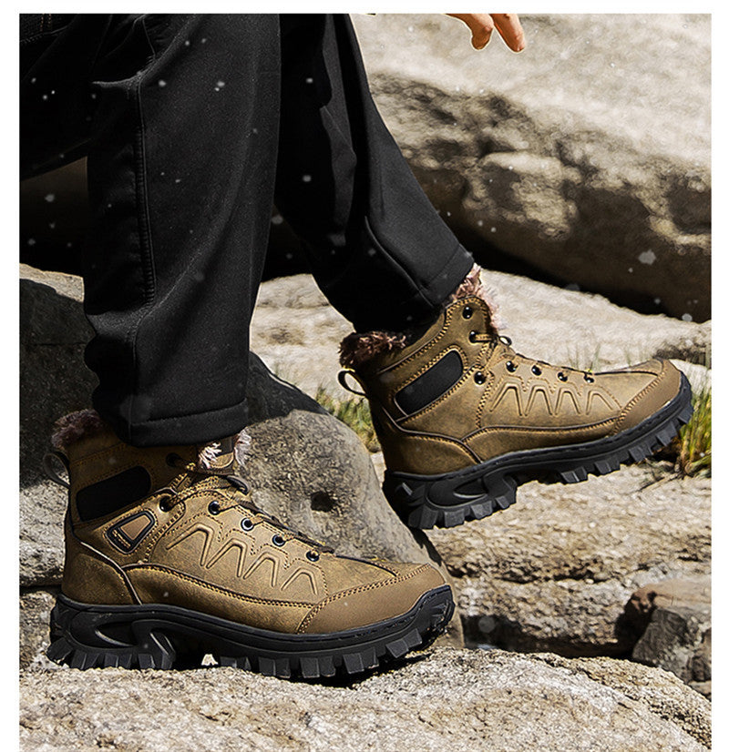 Chaussures Montantes Homme Hiver - Grande Taille 39-48 - Camp de Base Farzen