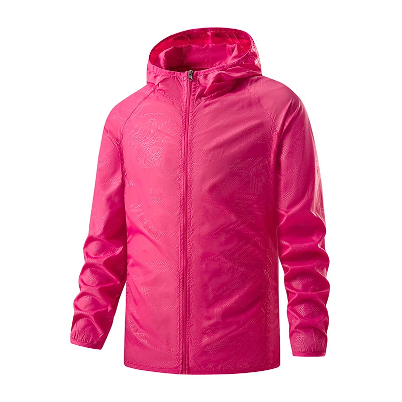 Veste Imperméable Randonnée - Coupe-Vent Anti-UV Mixte - Camp de Base Farzen