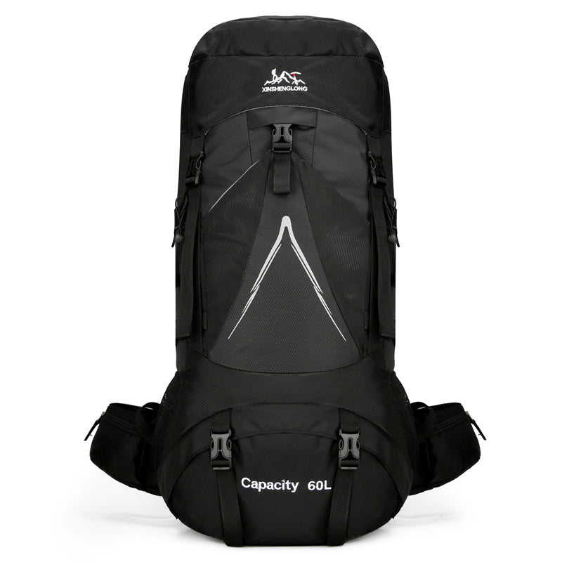 Sac à dos de randonnée en plein air, grande capacité, 60 L, en nylon, pour voyage, camping, randonnée - Camp de Base Farzen