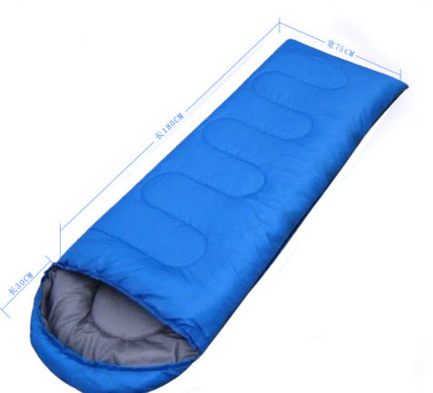 Sac de Couchage Portable Capuchon - Étanche Polyester Voyage 180x75cm - Camp de Base Farzen
