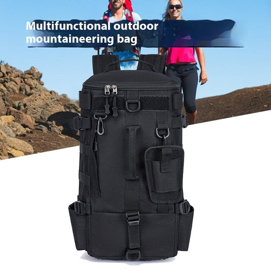 Sac à dos de randonnée multifonctionnel, sac de sport de pêche en tissu Oxford imperméable - Camp de Base Farzen