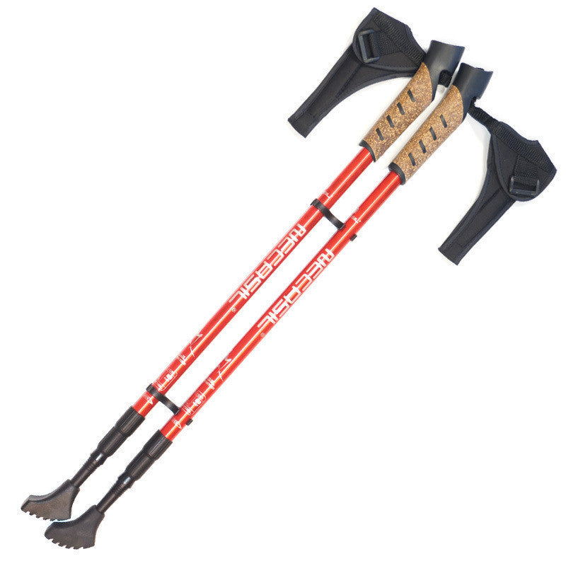 Bâtons Marche Nordique Poignée Droite - Paire 608g - Camp de Base Farzen