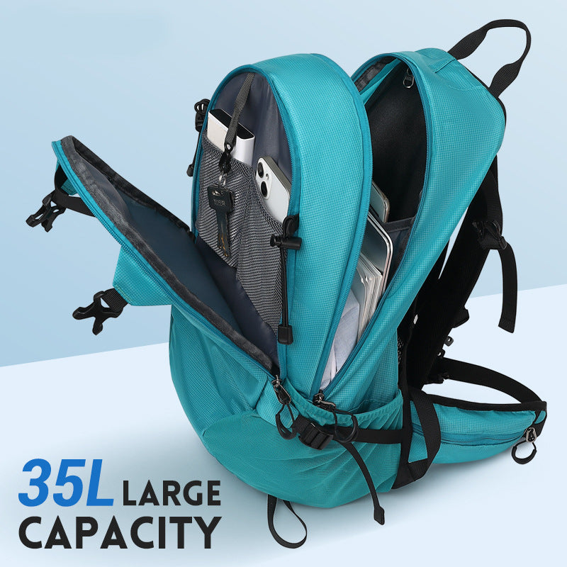 Sac à dos de randonnée imperméable multifonctionnel pour l'extérieur, grande capacité, léger et pliable, idéal pour les randonnées - Camp de Base Farzen