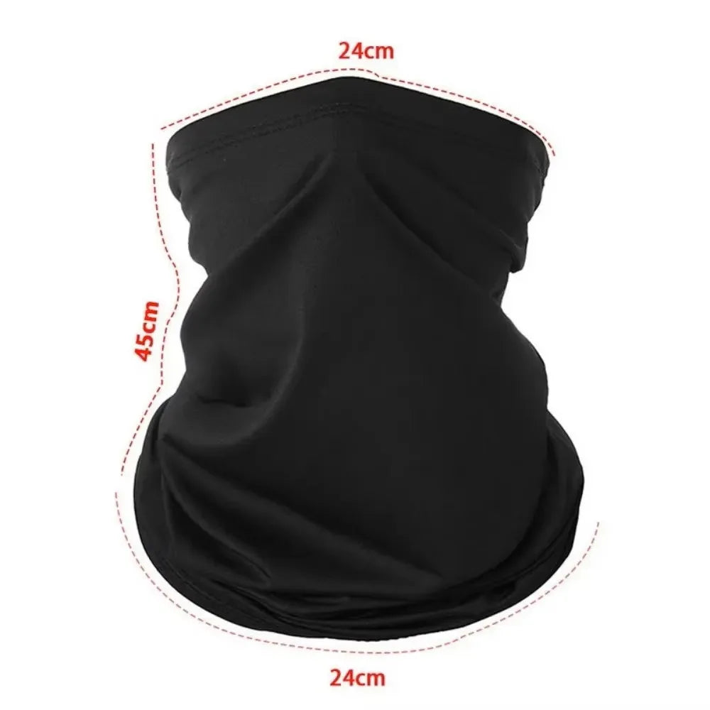 Bandana Multifonction Ice Silk - Cagoule Cache-Cou Coupe-Vent 24x42cm - Camp de Base Farzen
