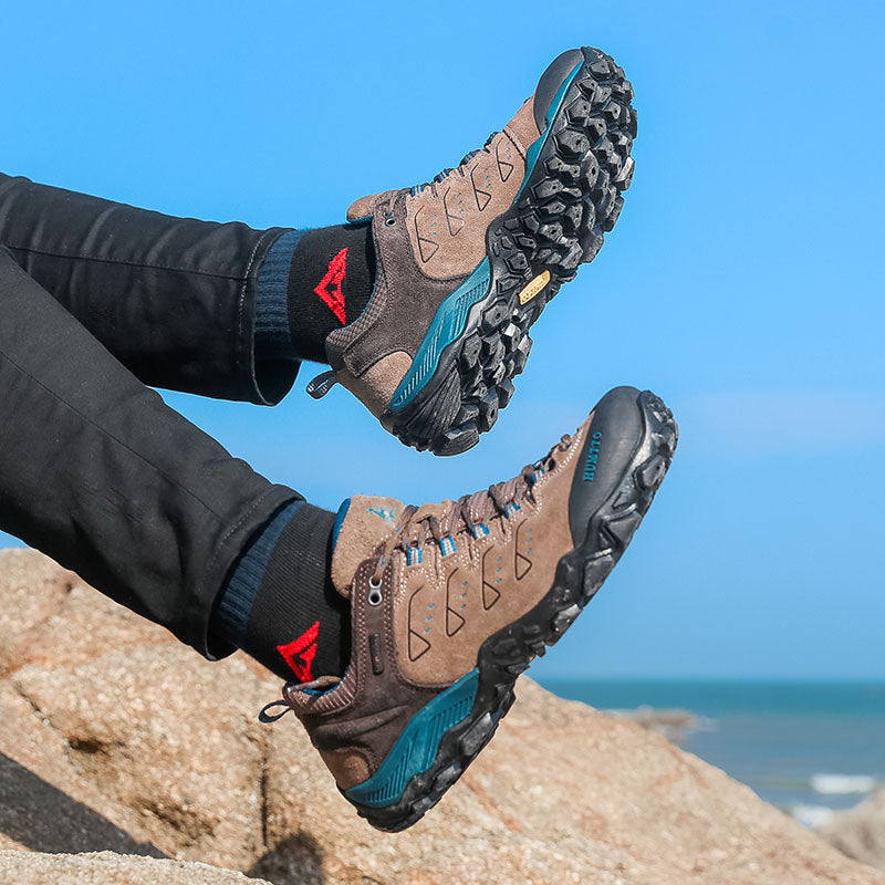 Chaussures Randonnée Légères Homme Résistantes Printemps-Automne 850g - Camp de Base Farzen