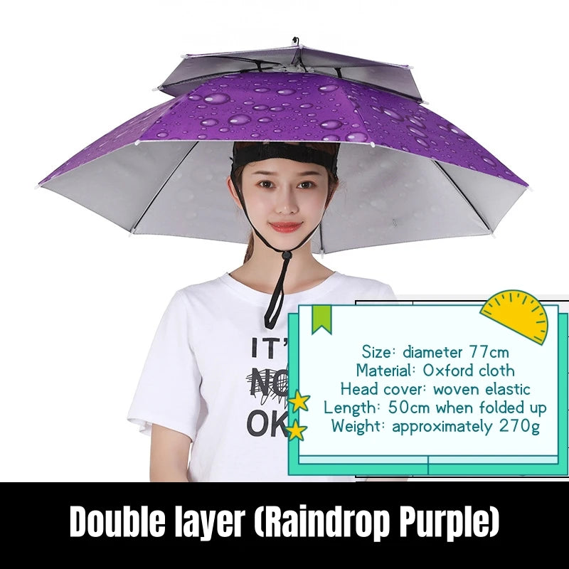Parapluie Portable Anti-UV - Pliable Voyage Camping - Camp de Base Farzen