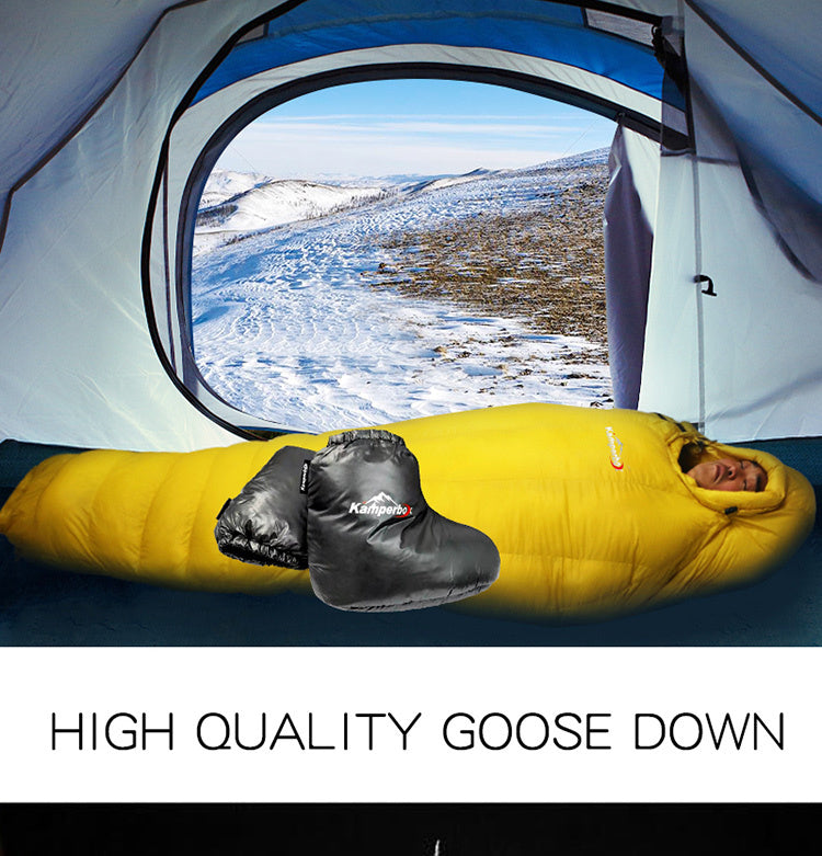 Chaussons Duvet AQ3 120g - Camp de Base Farzen