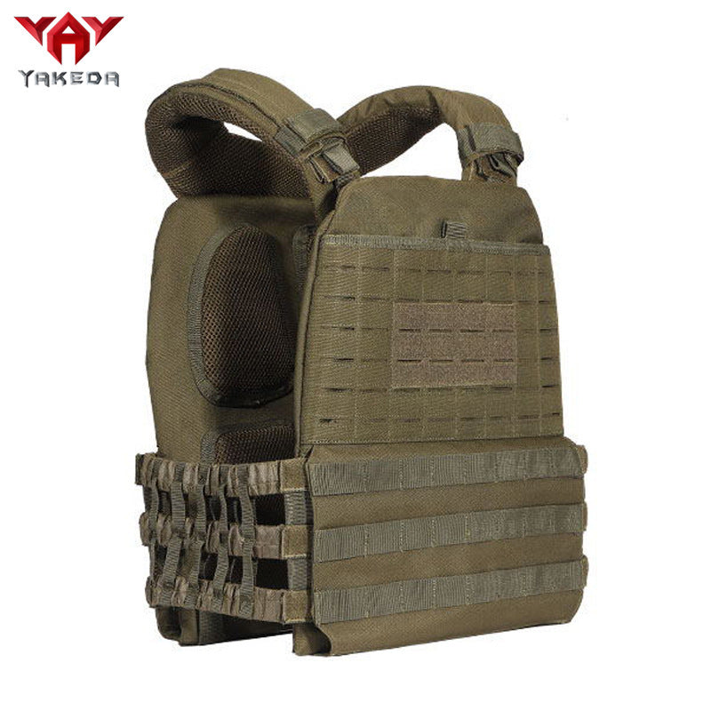 Gilet Survie Tactique Polyester 600D - 1,2kg - Camp de Base Farzen