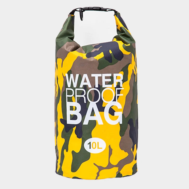 Sac Étanche PVC 10L 20L - Imperméable Natation Rafting Kayak - Camp de Base Farzen