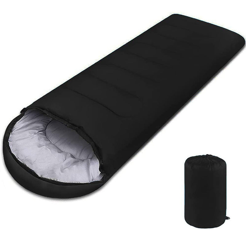 Sac de Couchage Portable Capuchon - Étanche Polyester Voyage 180x75cm - Camp de Base Farzen