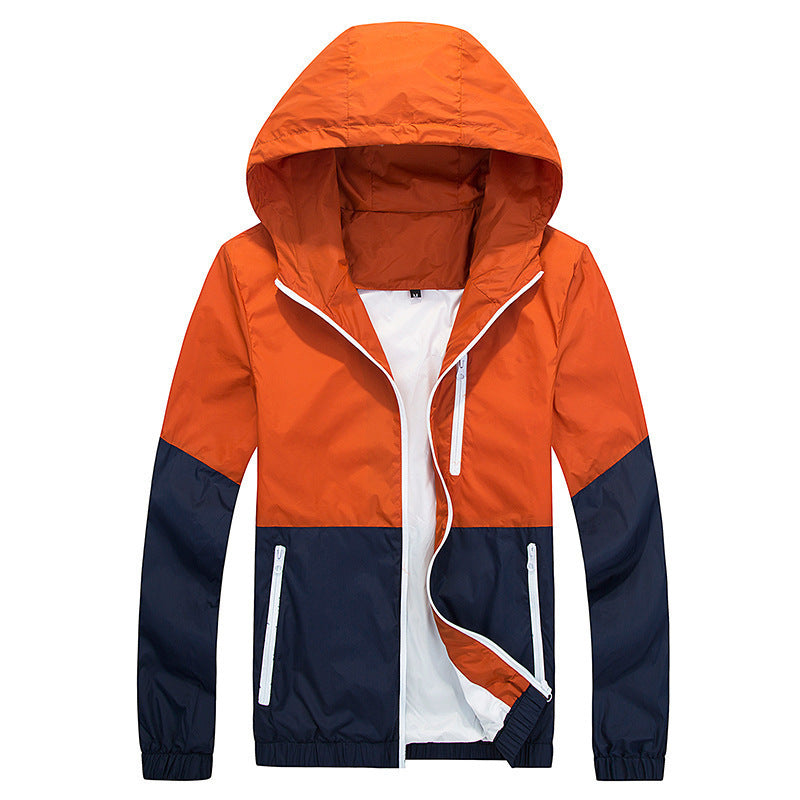 Veste Trench Homme Capuche - Printemps Automne Fine Tendance 350g - Camp de Base Farzen