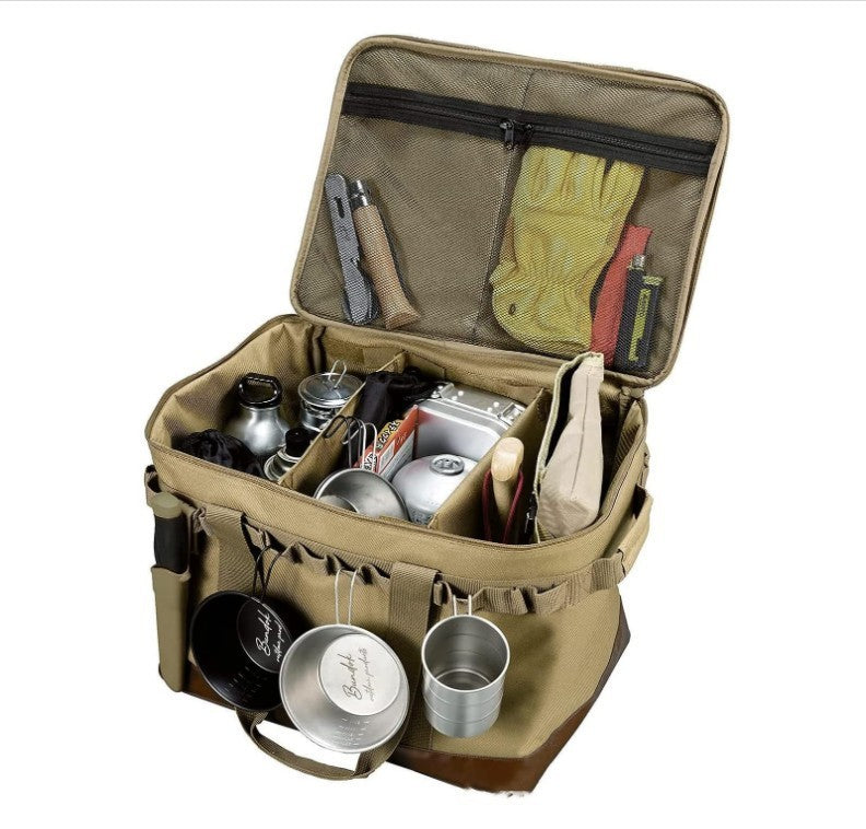 Sac Rangement Camping Étanche 55L - Organisateur Multifonction - Camp de Base Farzen