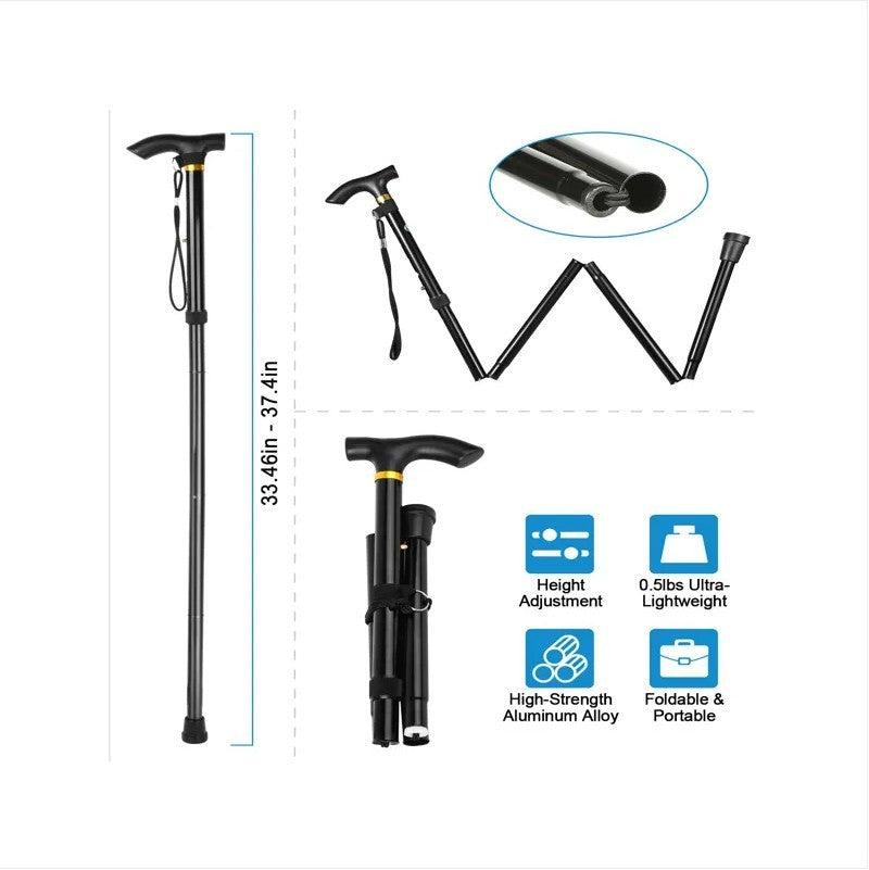Canne Randonnée Mixte Aide Mobilité - Portable 263g - Camp de Base Farzen