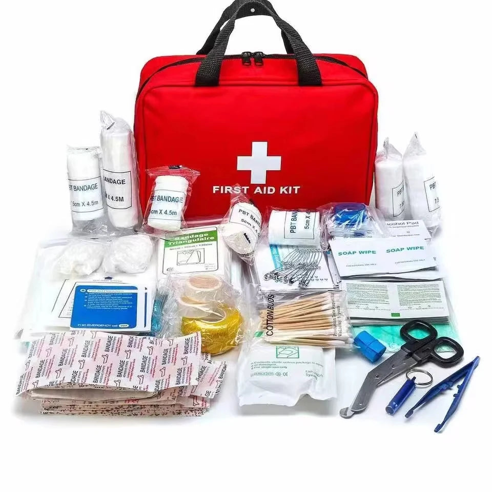 Kit Premiers Secours 184 Pièces - Camping Randonnée Outdoor - Camp de Base Farzen