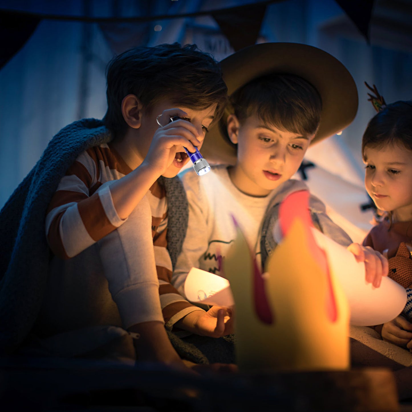 Mini Porte-Clés LED Urgence - Lampe Torche Aluminium Ultra-Légère - Camp de Base Farzen