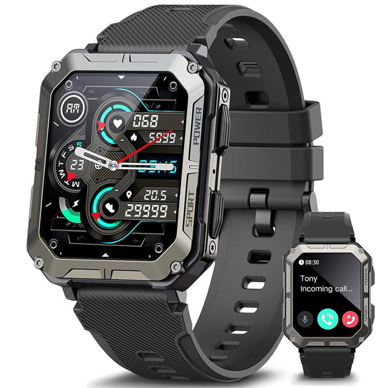 Montre Connectée Sport Bluetooth - Appels Outdoor - Camp de Base Farzen