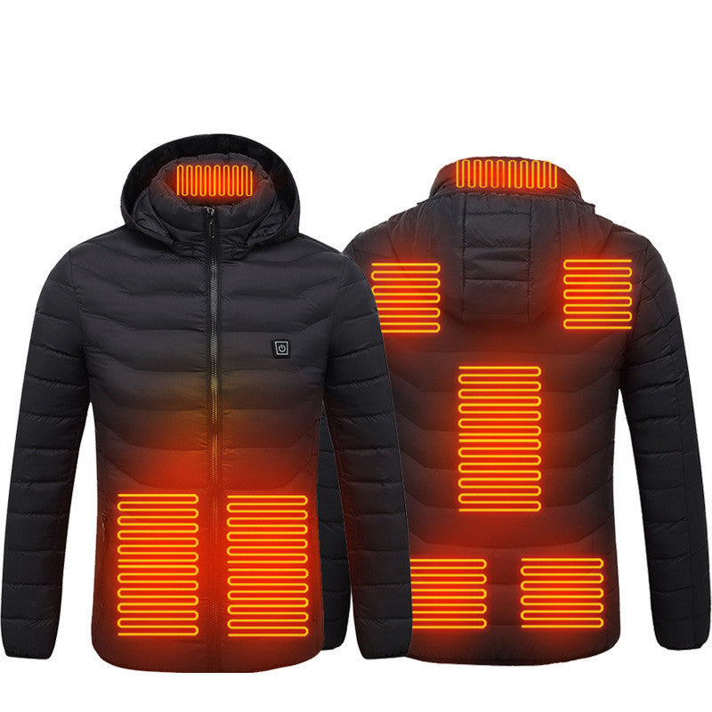 Veste Chauffante USB Homme Hiver - Thermique Coton - Camp de Base Farzen