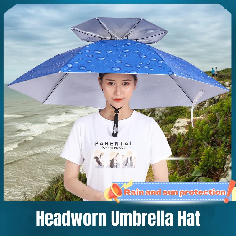 Parapluie Portable Anti-UV - Pliable Voyage Camping - Camp de Base Farzen