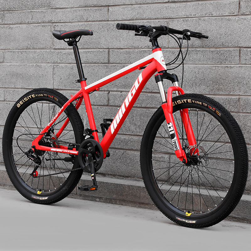 VTT 24-26 Pouces Mixte Freins Disque - Vélo Montagne - Camp de Base Farzen