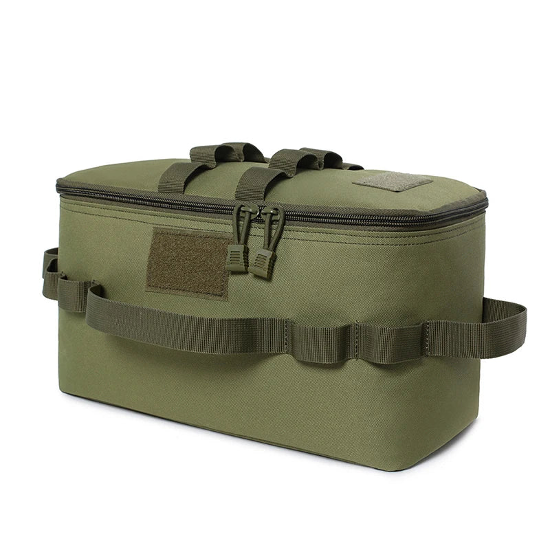 Sac Rangement Camping Oxford 600D - Organisateur Réchaud Ustensiles 310g - Camp de Base Farzen
