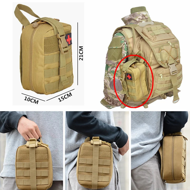 Trousse Premiers Secours Tactique - Kit Médical Urgence - Camp de Base Farzen