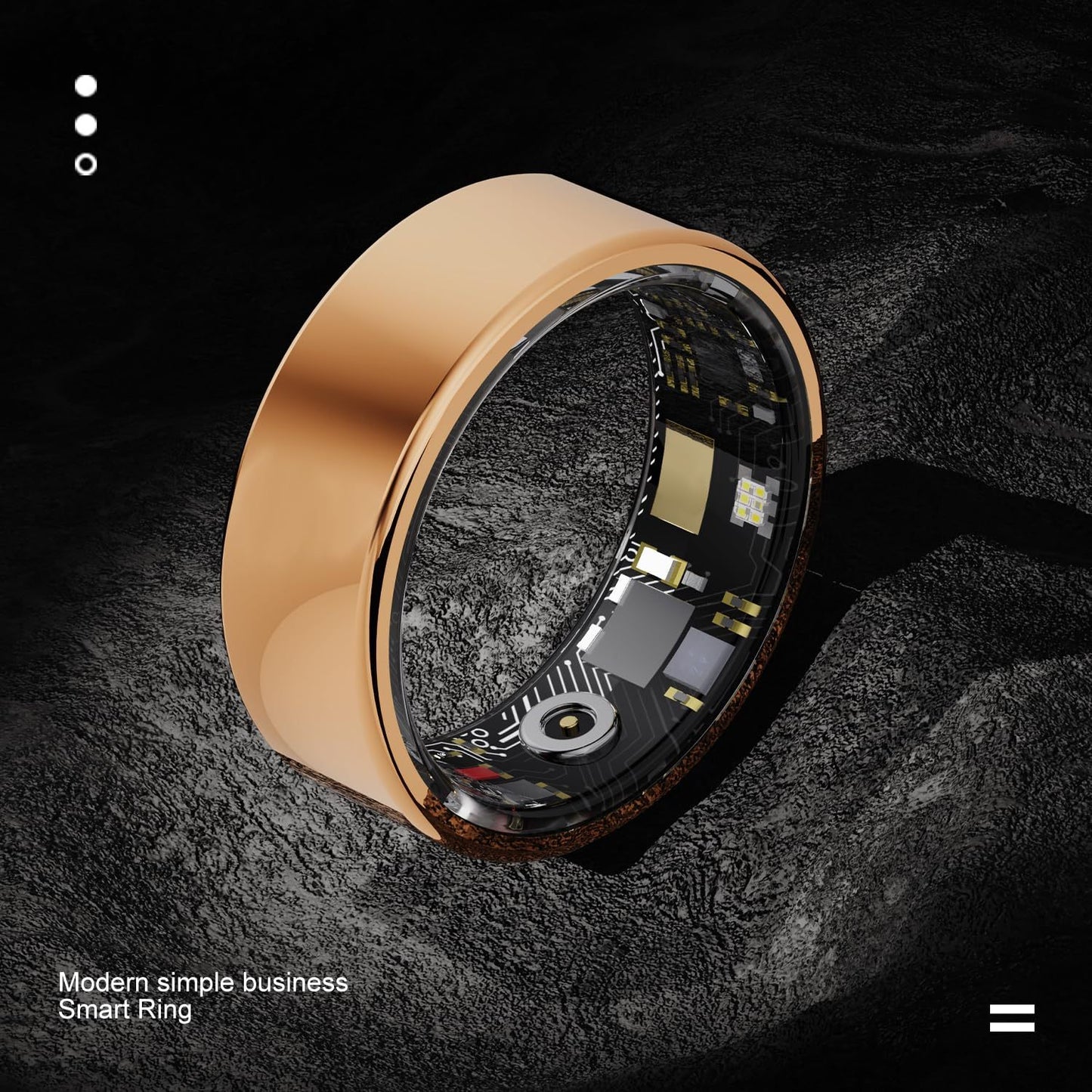 Bague Connectée Santé - Fitness Sommeil IP68 Bluetooth - Camp de Base Farzen