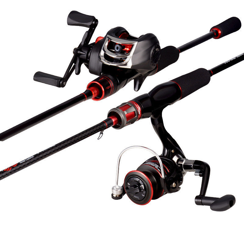 Canne Double Carbone Manche Droit - ML/M Réglable 2,1-2,4m - Camp de Base Farzen