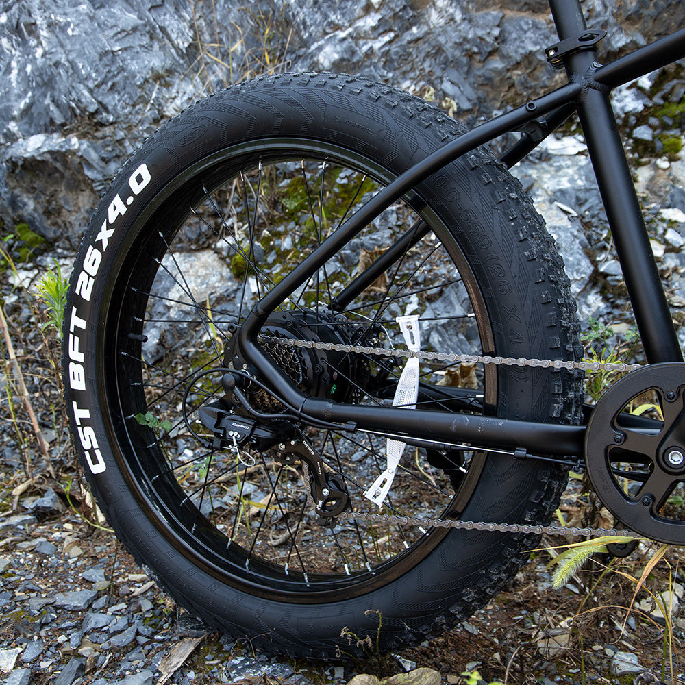 VTT Électrique 1000W Batterie 48V - Fat Bike 26 Pouces - Camp de Base Farzen