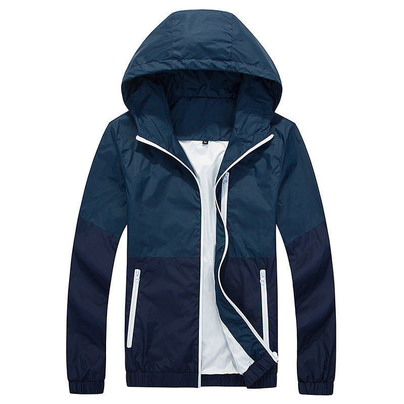 Veste Trench Homme Capuche - Printemps Automne Fine Tendance 350g - Camp de Base Farzen