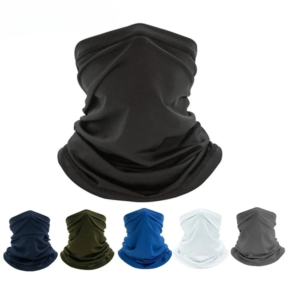 Bandana Multifonction Ice Silk - Cagoule Cache-Cou Coupe-Vent 24x42cm - Camp de Base Farzen