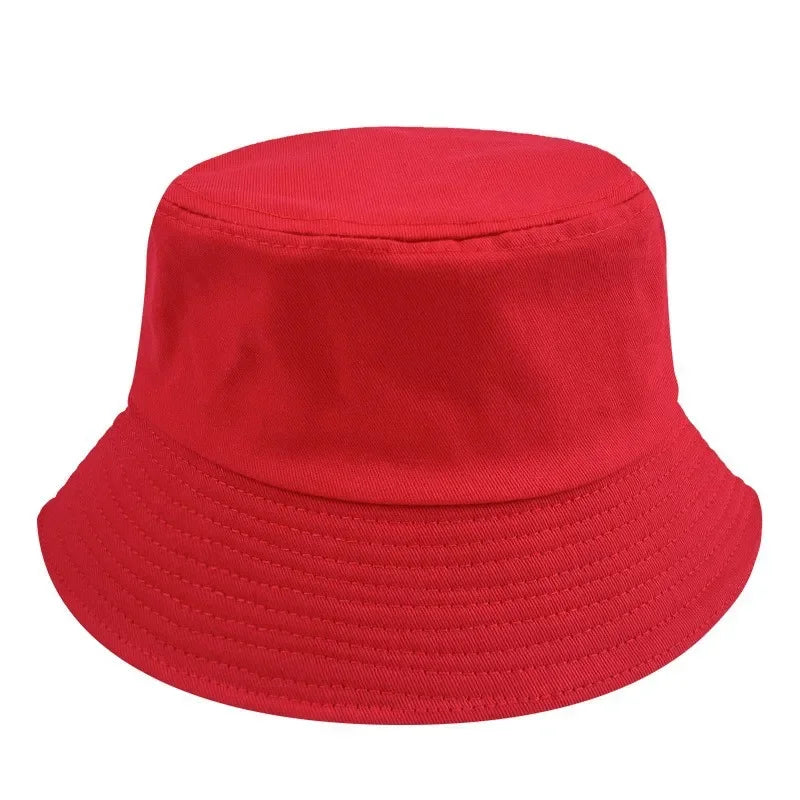 Chapeau Bob Personnalisable Coton - Logo Brodé Impression 21 Coloris Été - Camp de Base Farzen