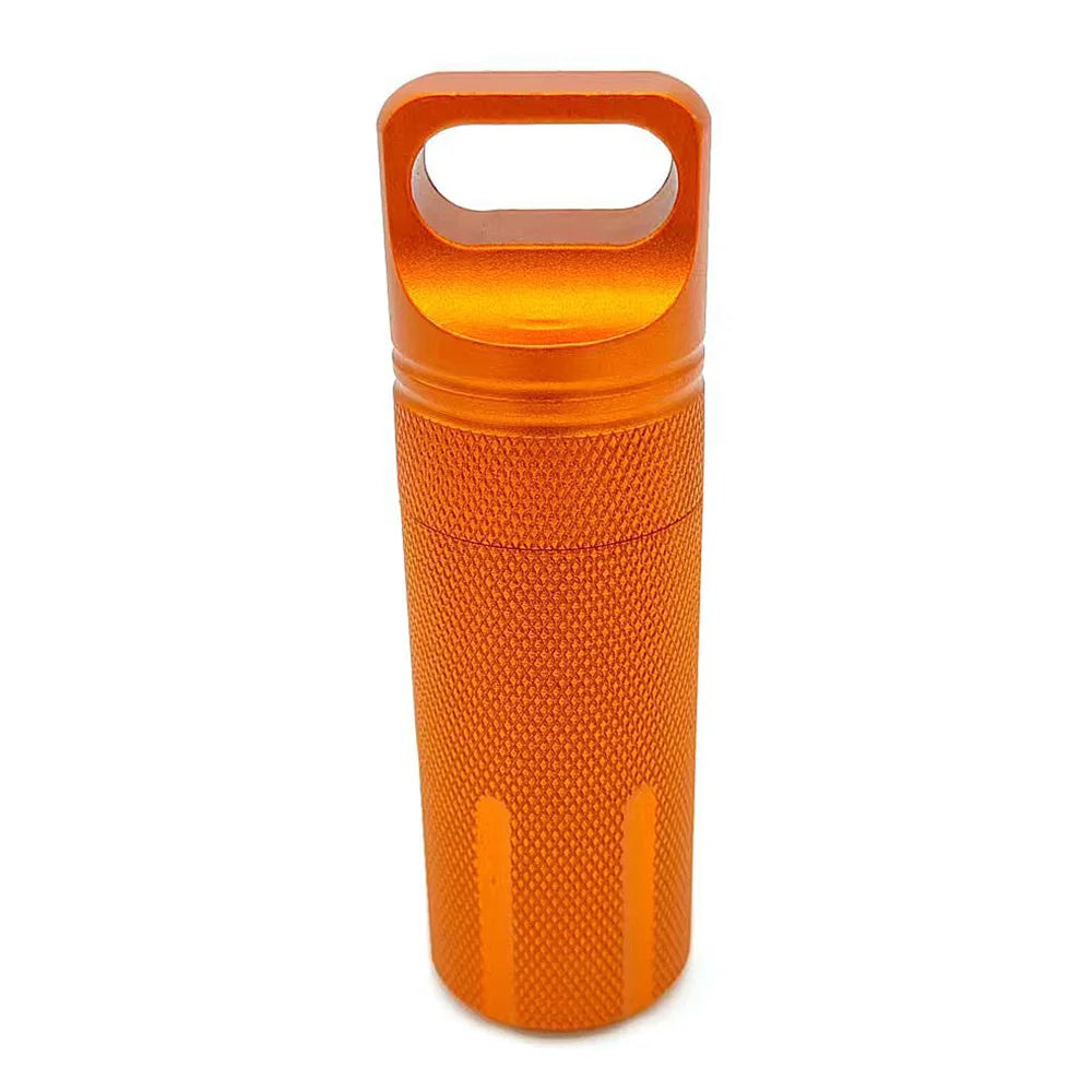 Capsule Survie Étanche - Conteneur Médicaments Outdoor - Camp de Base Farzen