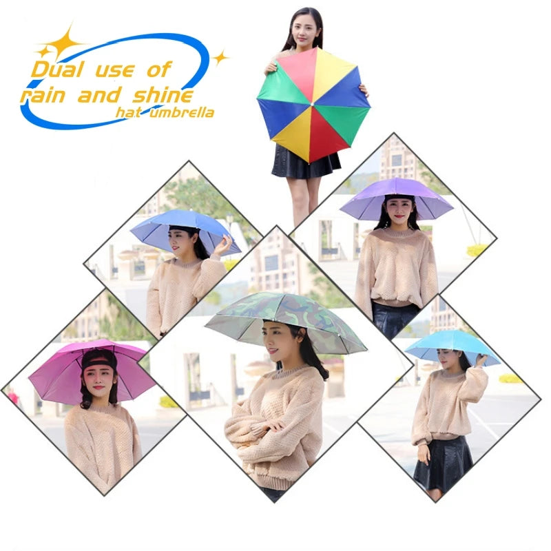 Parapluie Portable Anti-UV - Pliable Voyage Camping - Camp de Base Farzen