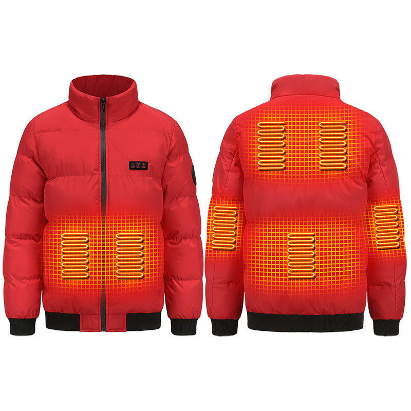 Veste Chauffante USB Hiver - Coupe-Vent Outdoor Rechargeable 850g - Camp de Base Farzen