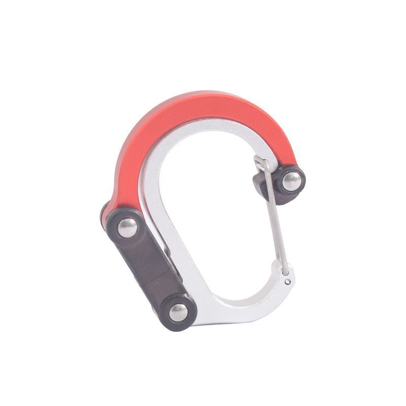 Mousqueton Hybride 3-en-1 Rotatif - Clip Multifonction 18kg - Camp de Base Farzen